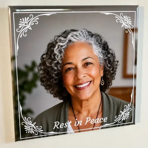 Memorial Magnets - Rest in Peace - Vintage